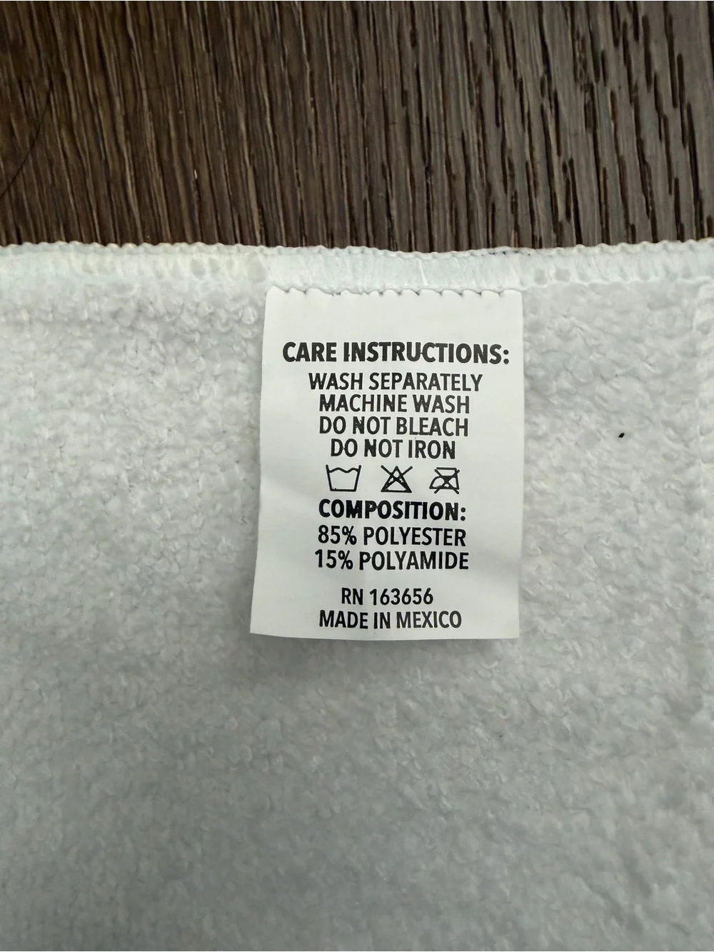 NBA Lakers In-Season Tournament White Care Tag Towel